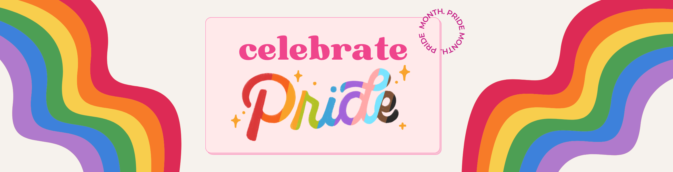 Celebrate Pride banner image